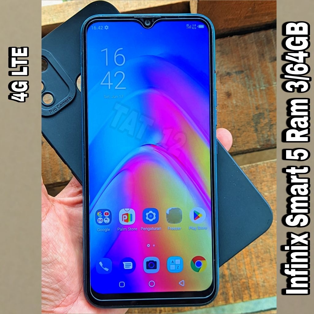 Infinix Smart 5 Ram 3GB Internal 64GB Sinyal 4G Second Siap Pakai Normal Berkualitas Dan Bergaransi 