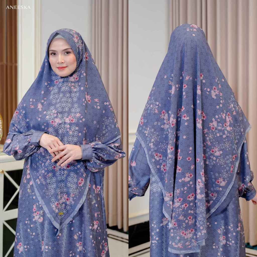 [RAMADHAN COLLECTION] Oriana x Aneeska Khimar Sabqiya Aneeska | Premium Kerudung Syar'i Ibu | Sarimb