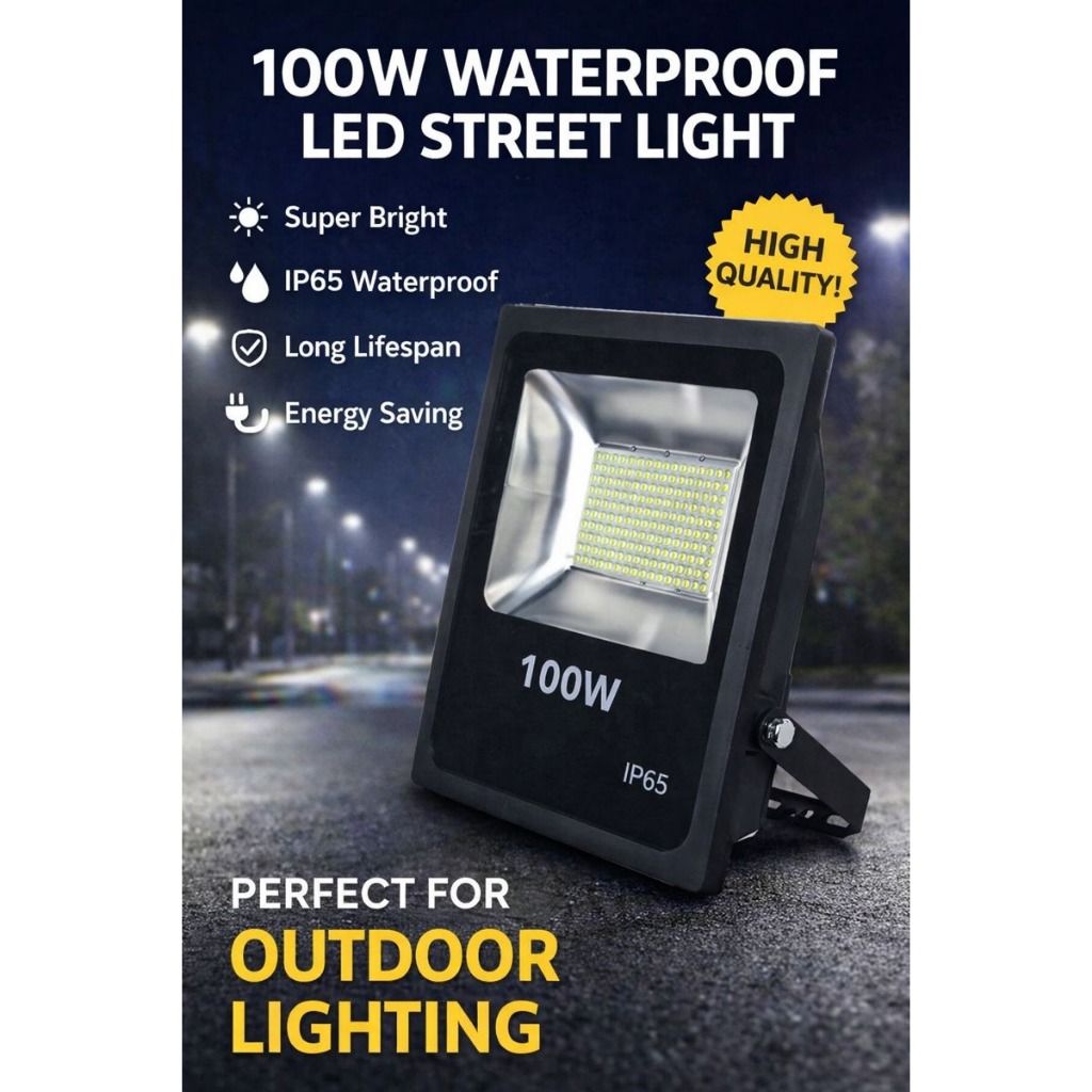 Lampu Sorot IP65 100 WATT FLOODLIGHT ( Termurah)