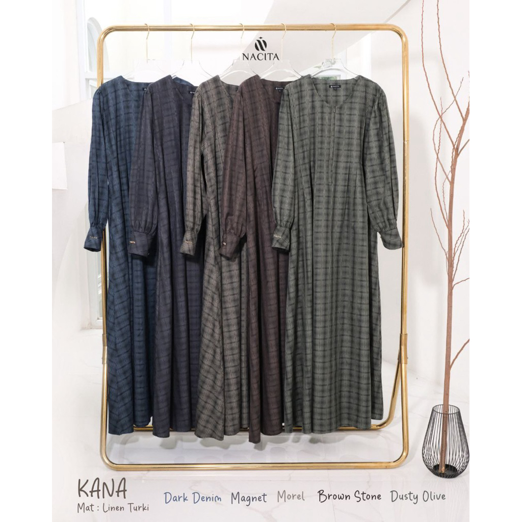 READY GAMIS KANA NACITA/GAMIS NACITA/GAMIS KATUN LINEN/GAMIS KOTAK KOTAK/GAMIS TERBARU/GAMIS MUSLIMA