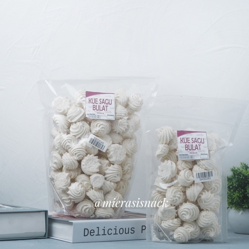 Wadai Sagu Bulat 500gram | Kue Kering Sagu | Cemilan enak | makanan ringan | Kue tradisional