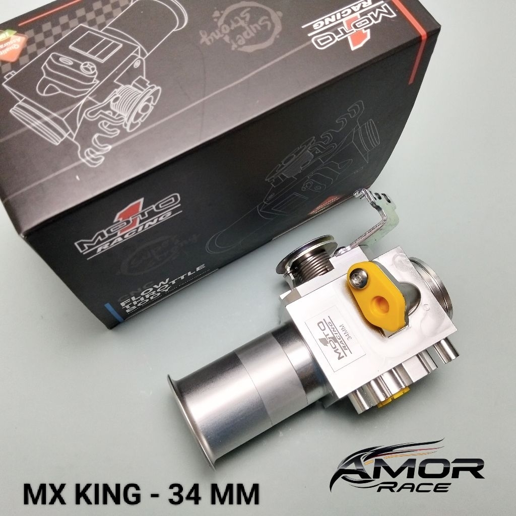 THROTTLE BODY MOTO 1 TB BARREL MX UK. 34 MM