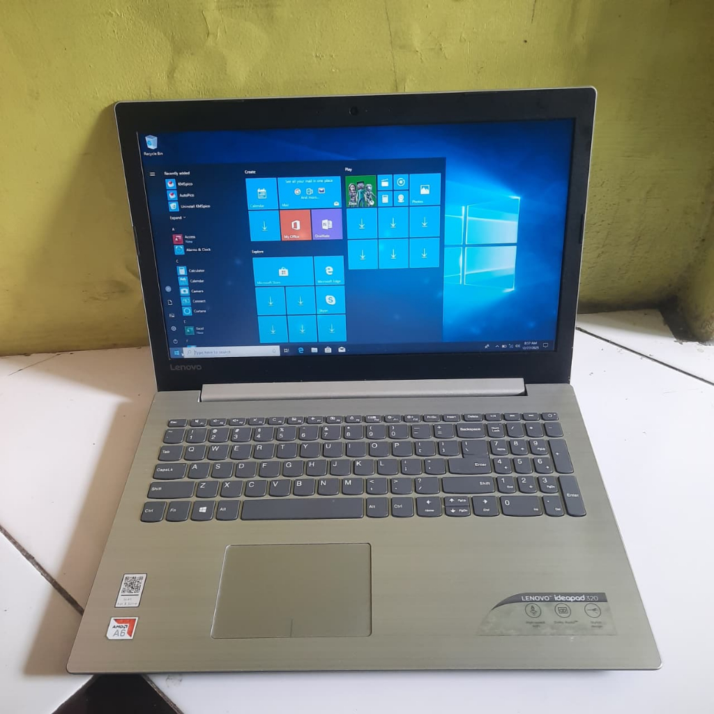 Laptop Lenovo Ideapad 320 15" AMD A6 9220 RAM 4GB SSD 128GB SECOND