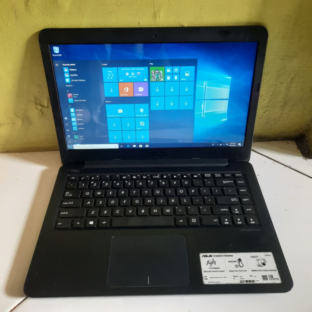 Laptop Asus Vivobook E14 E402Y AMD E2 7015 Radeon R2 RAM 4GB HDD 500GB SECOND (028A)