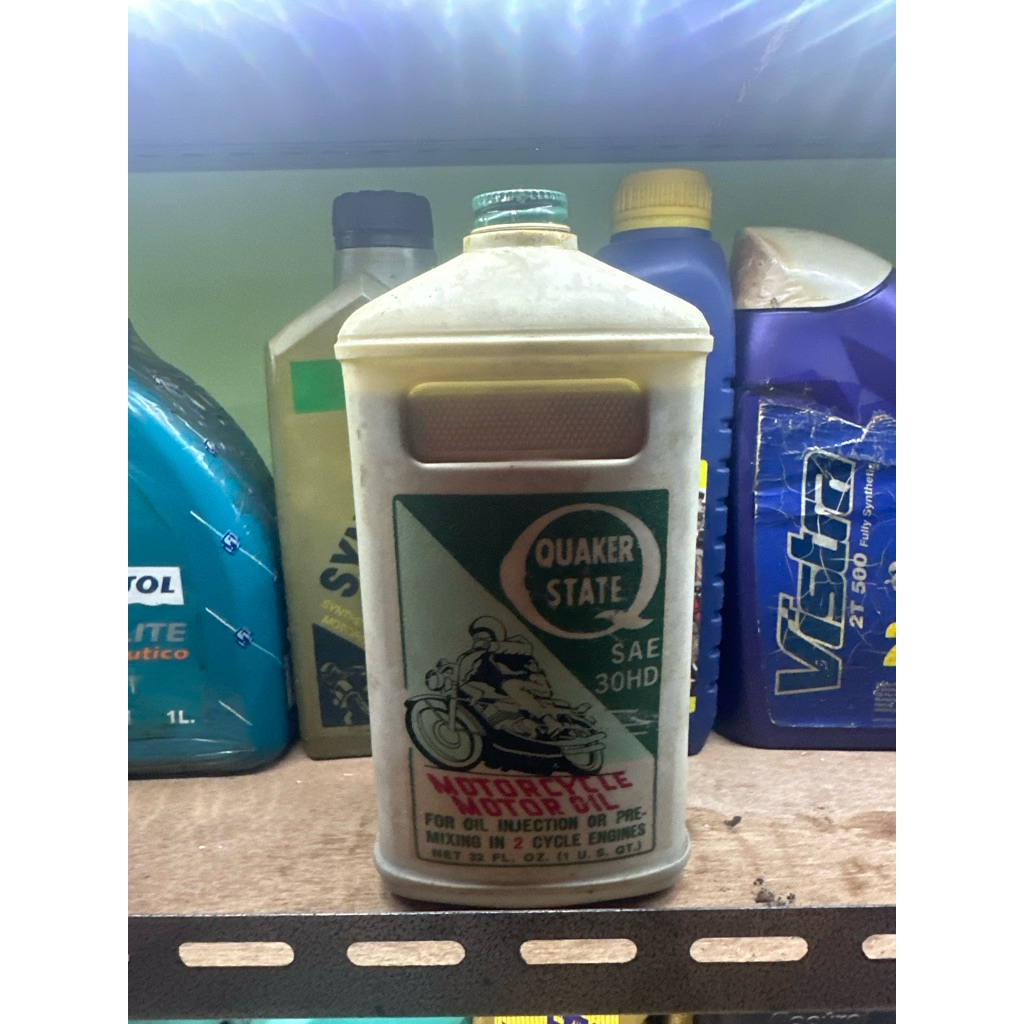 oli samping QUAKER 2t original stok lama