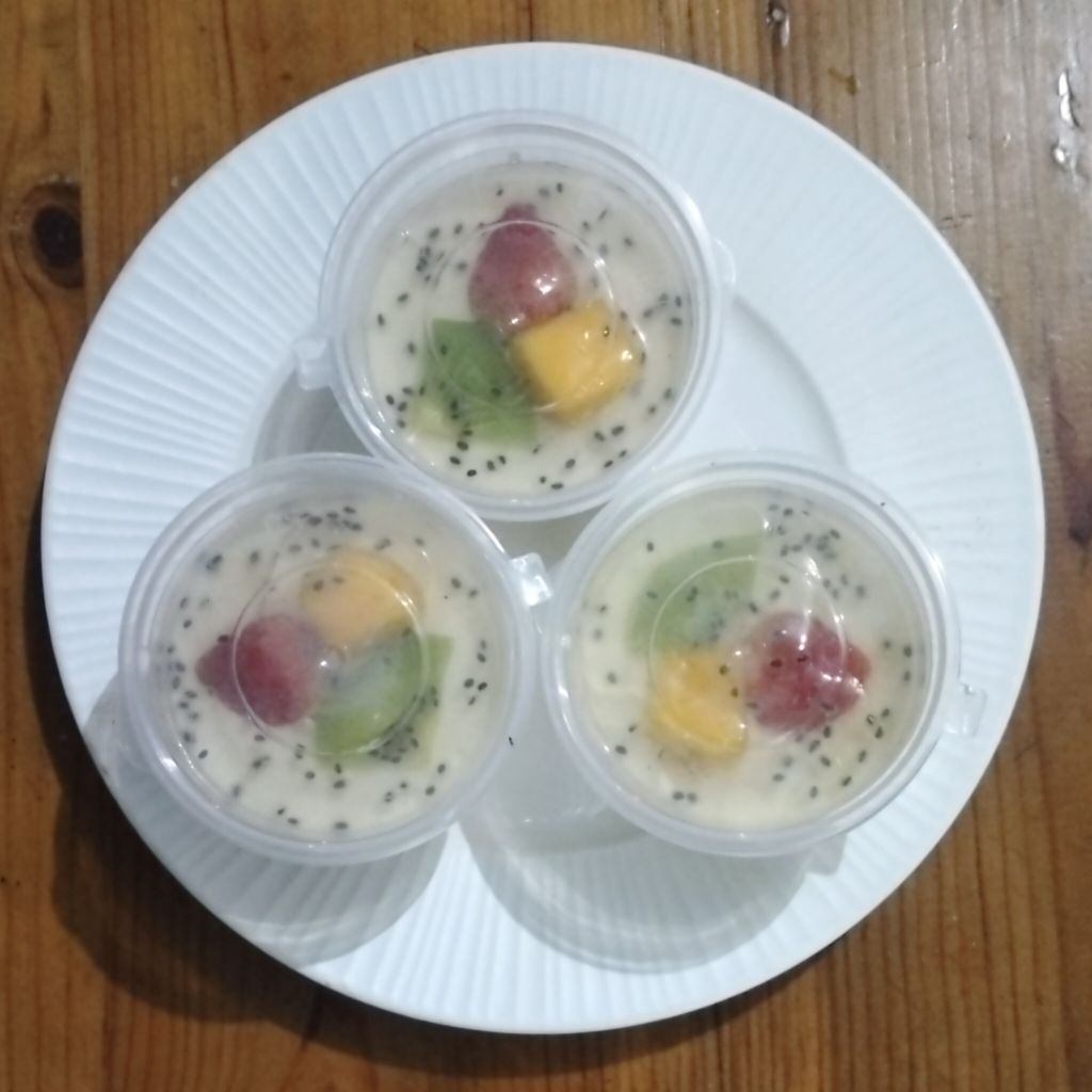puding buah cup 150 ml