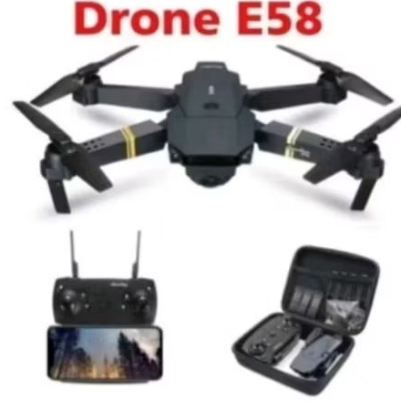 Drone kamera E58  4k Quadcopter wifi lipat Sumberberjaya