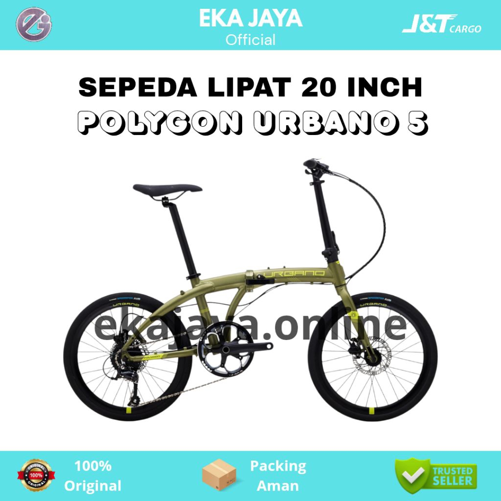 Sepeda Lipat / Folding POLYGON URBANO 5 Ukuran 20 Inch