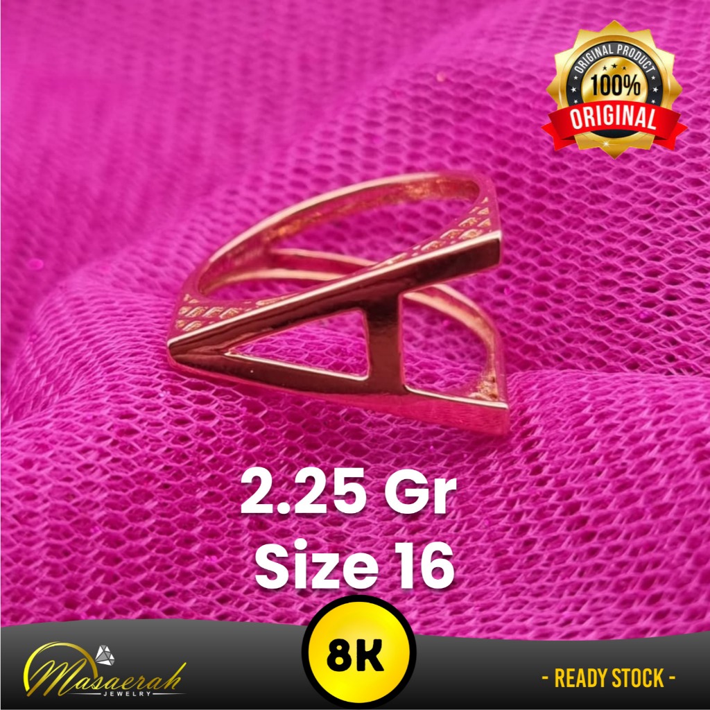 Cincin Emas 8K - Toko Emas Gajah Saerah - 2.25 Gram 2399