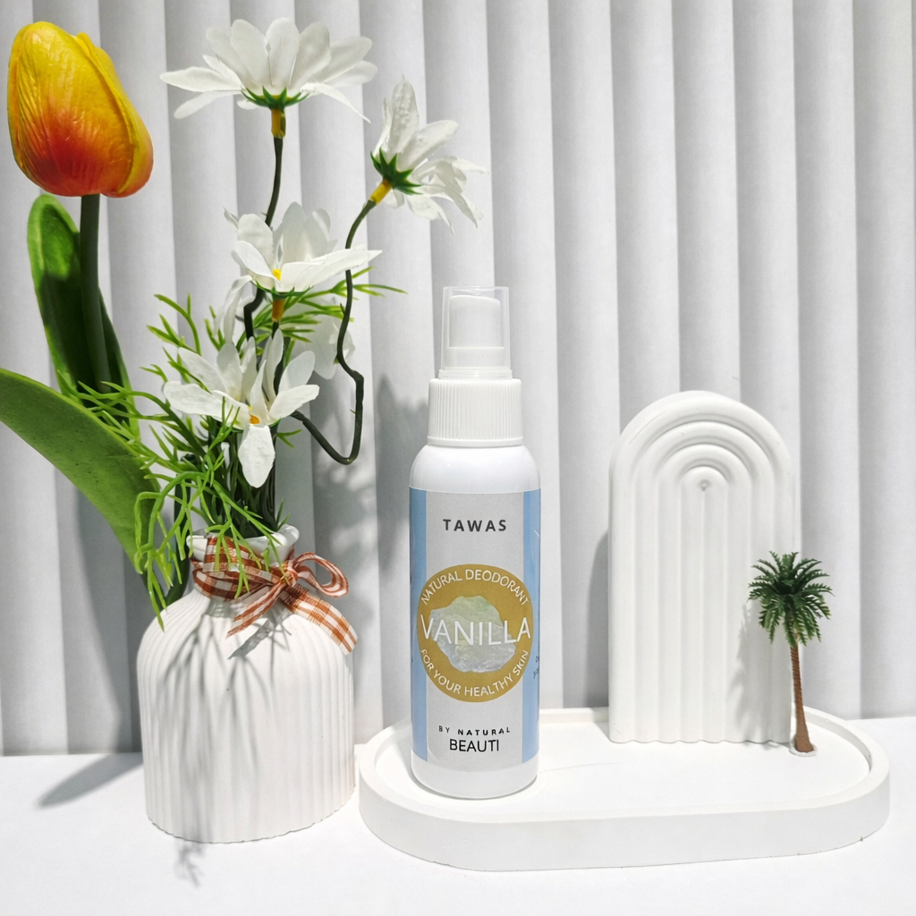 Natural Deodorant Spray Tawas Deodorant Spray Penghilang Bau Badan dan Ketiak Hitam Memutihkan