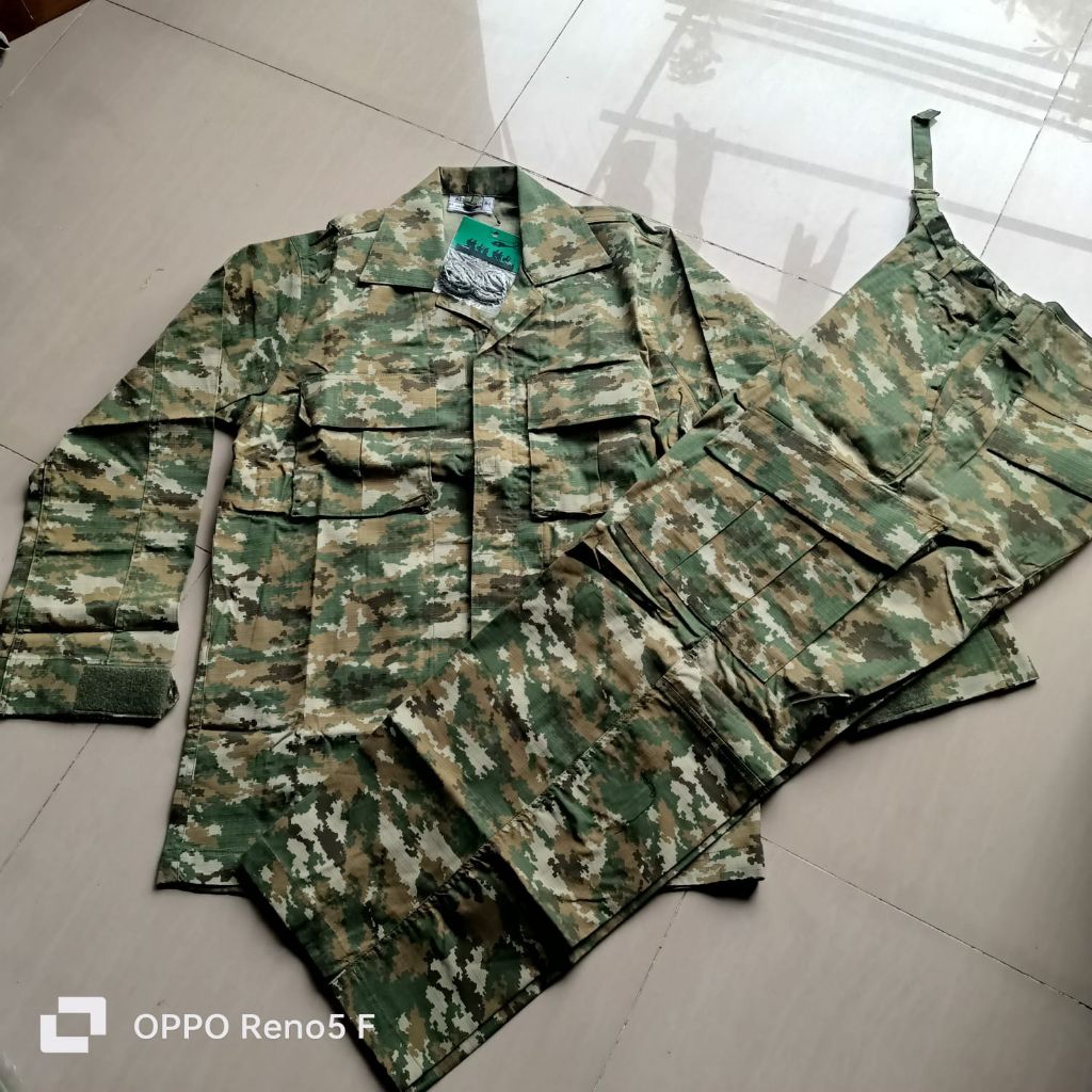 BAJU PDL TNI TERBARU SAGE GREEN JATAH KEMHAN