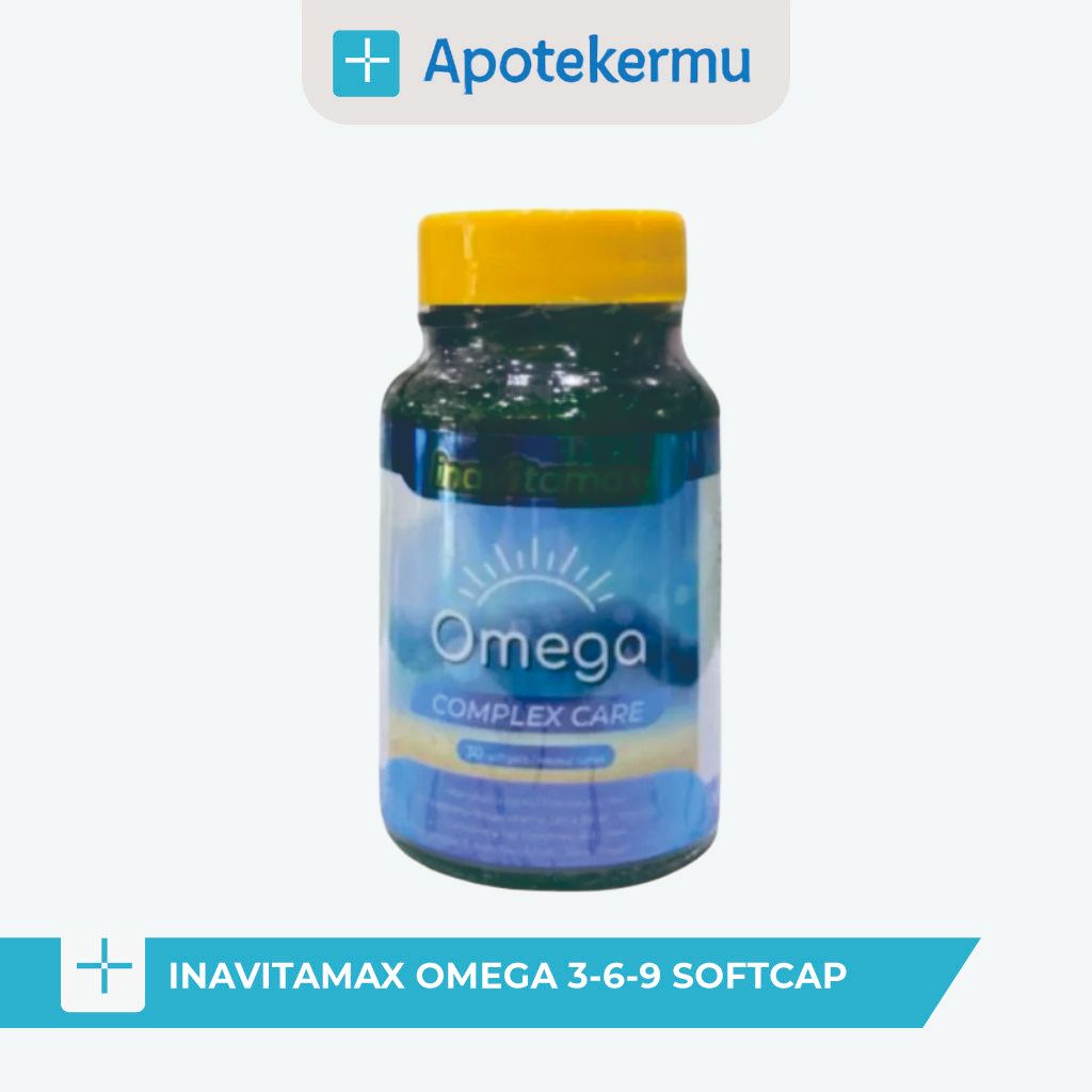 INAVITAMAX OMEGA COMPLEX CARE 3-6-9 SOFTCAP 30 SOFTGEL SUPLEMEN KOLESTEROL TRIGLISERIDA JANTUNG