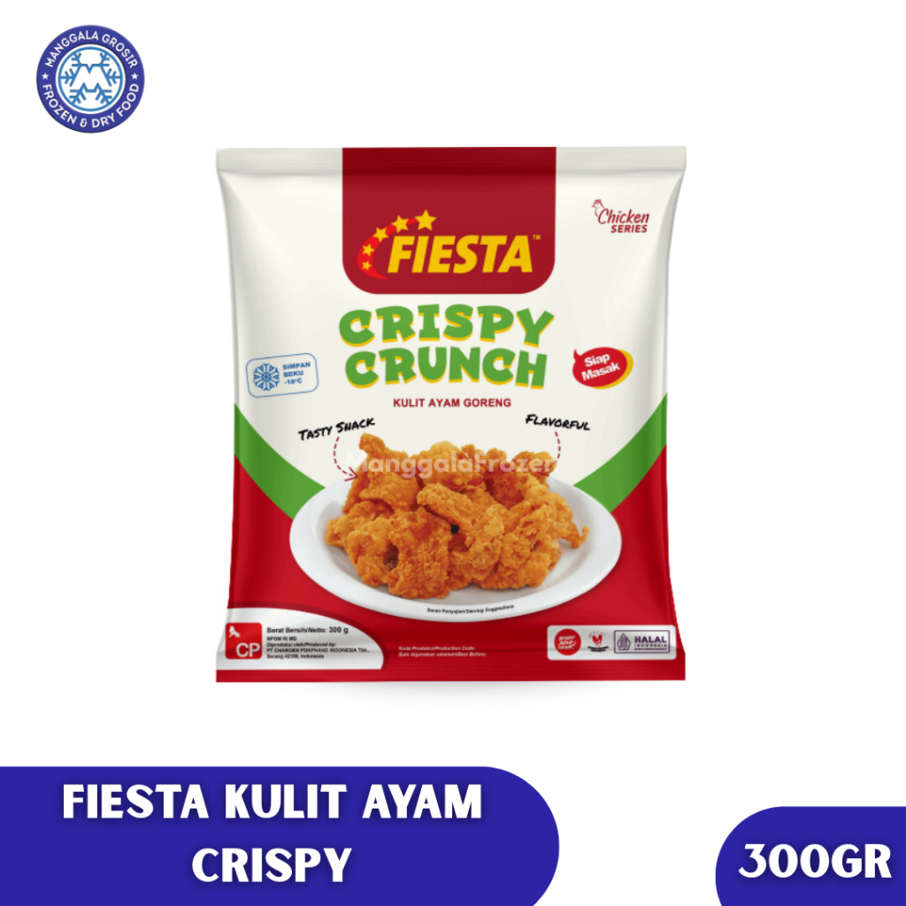 Fiesta Crispy Crunch 300gr / Kulit Ayam Krispi  / Kulit Ayam Frozen Fiesta