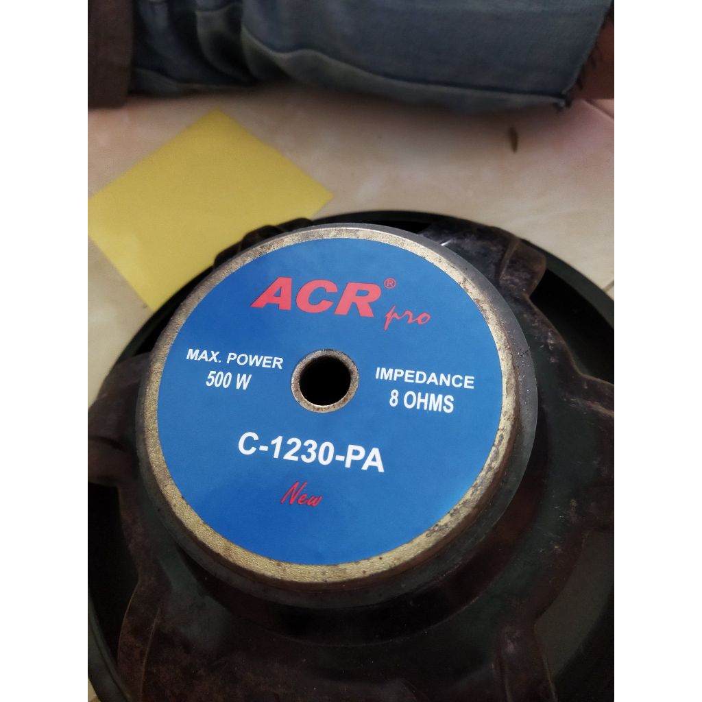 STIKER MAGNET SPEAKER ACR PRO 1230 UKURAN 12 IN