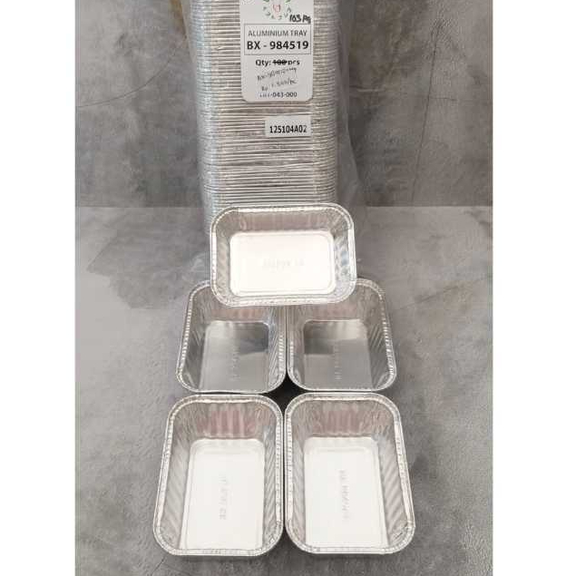 ALUMINIUM TRAY BX-984519 WADAH LOYANG FOIL TRAY BX 984519 + TUTUP