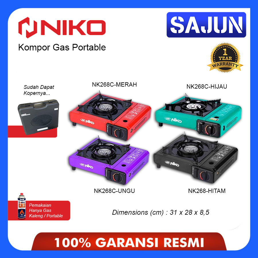 Niko Kompor Gas Portable  NK268 / NK-268C