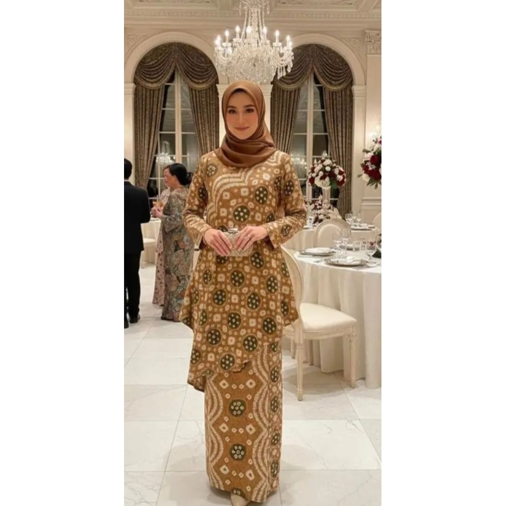 setelan rok jumputan