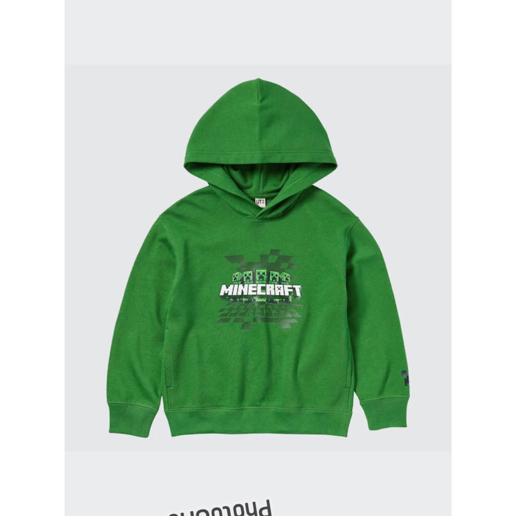 hoodie anak Uniqlo x Minecraft sz 110