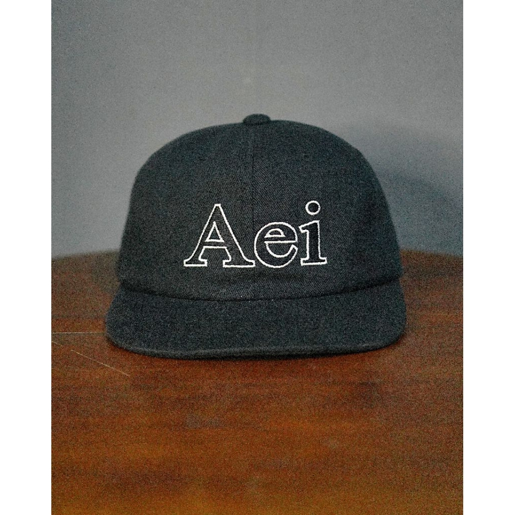 Topi Snapback 6 Panel Skena Hitam | AEIOU