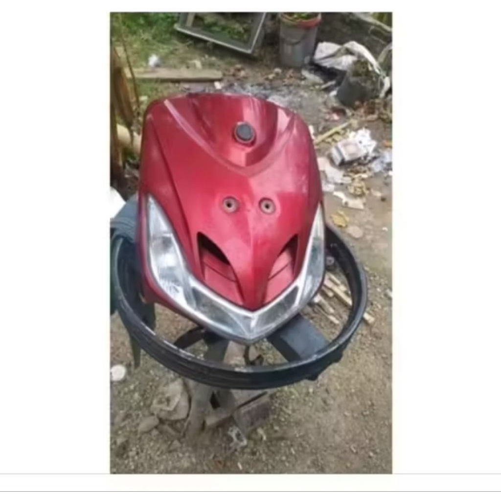 tameng reflektor depan mio sporty original copotan