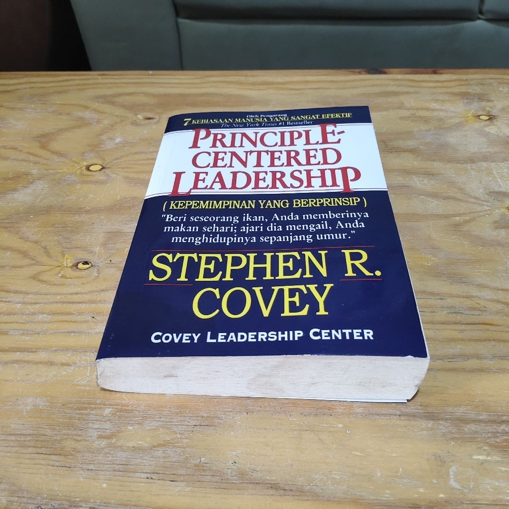Buku Principle Centered Leadership