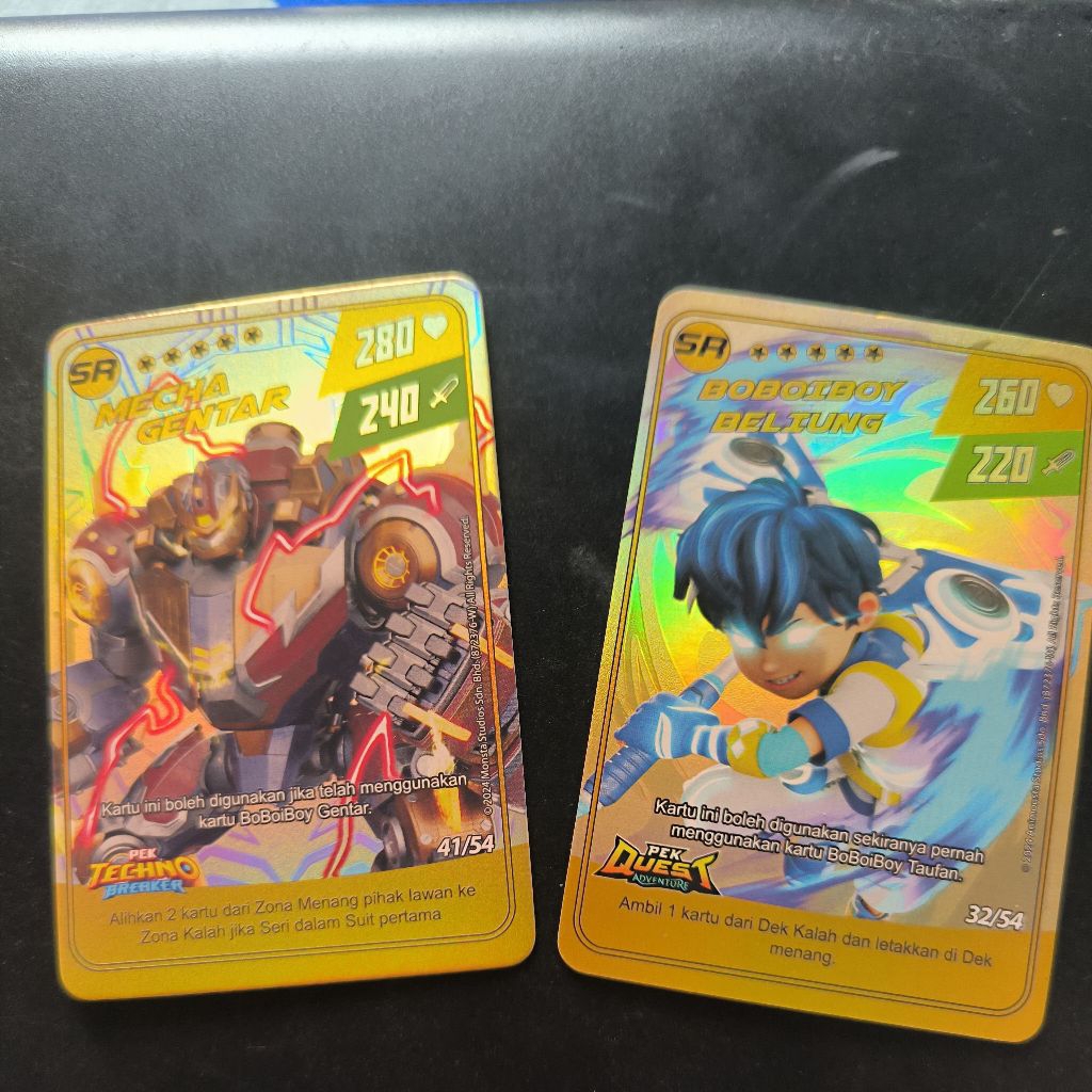 Kartu Boboiboy Monsta Galaxy Card Pek Techno Breaker