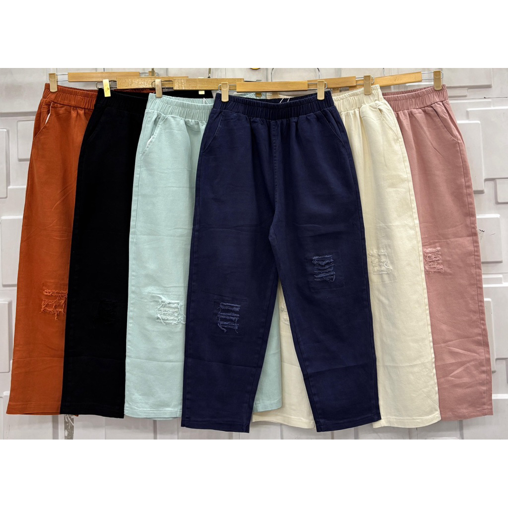 SALE STOCK TERAKHIR  Celana Baggy beset JinLing 1001