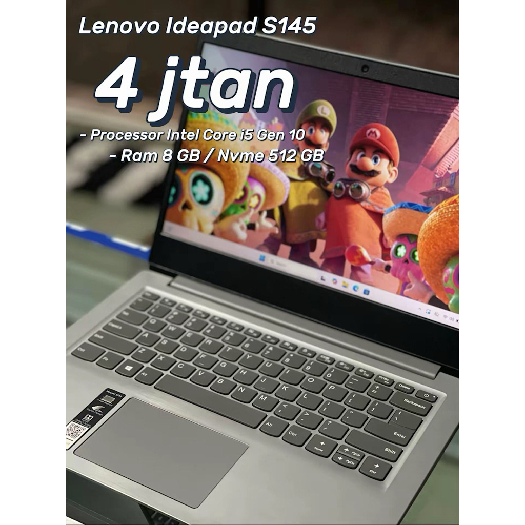 Lenovo s145 Core i5 Gen 10 8/512