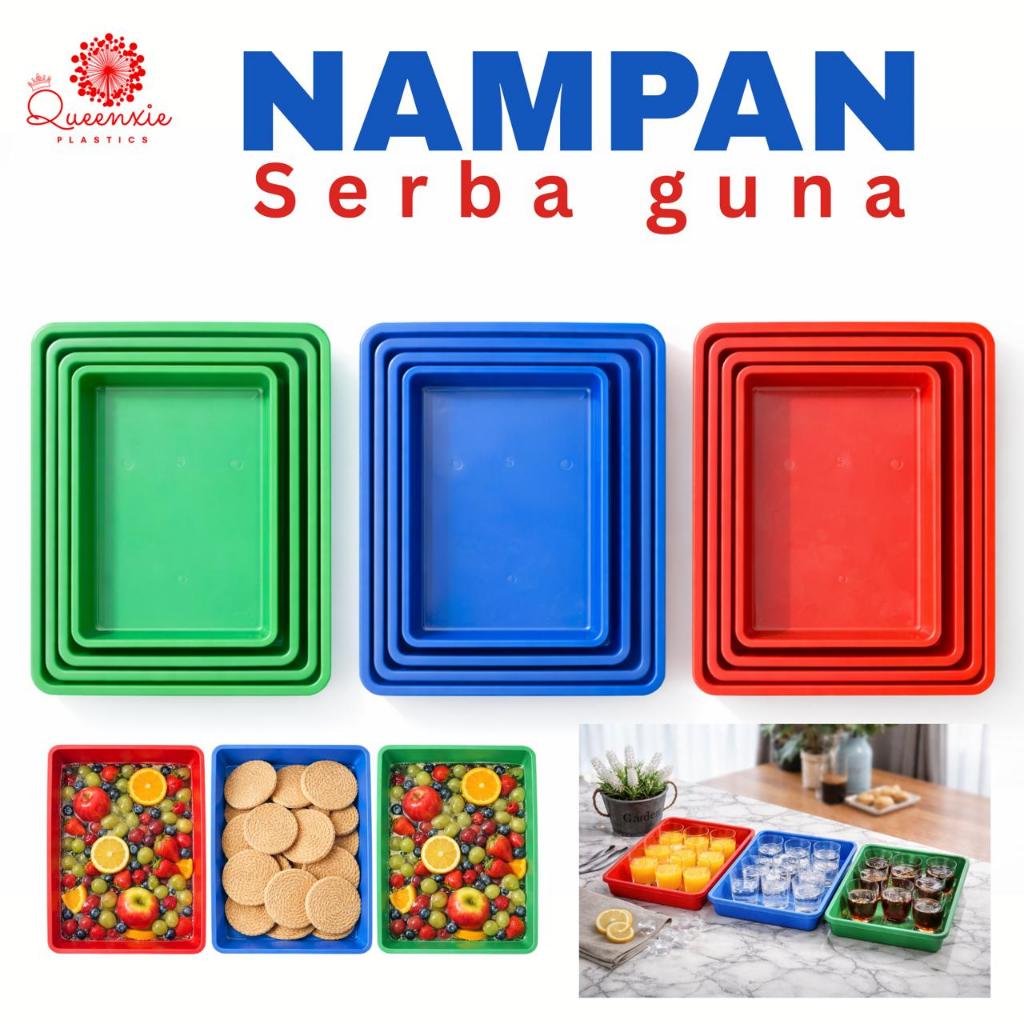 nampan/nampan persegi/nampanplastik/nampan besar/nampan serbaguna/nampan kecil/baki plastik