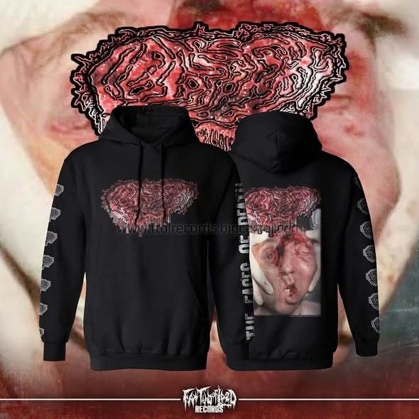 HOODIE - FETAL DEFORMITY - The Faces Of Death / SWEATER BAND METAL ORIGINAL / DETAH METAL / BRUTAL D