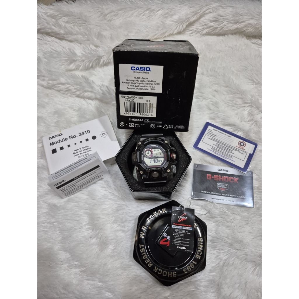 Casio G-shock Rangeman GW 9400 Second - jam tangan pria - jam tangan G-Shock