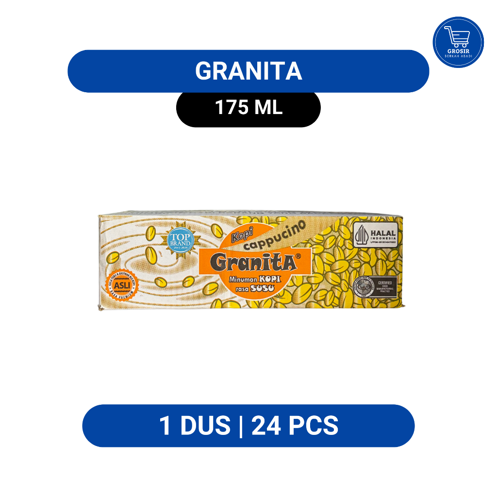 KOPI GRANITA – 1 DUS (24 Pcs) | Harga Grosir | Stok Baru | Halal MUI