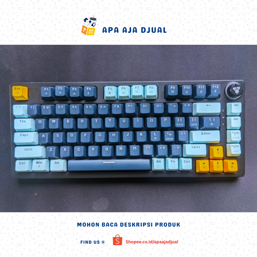 Fantech Atom81 Mizu | Mechanical Gaming Keyboard Mizu Edition - Blue Switch - MOD