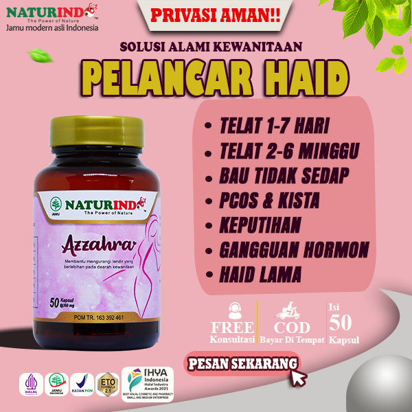 Obat Telat Haid Ampuh PCOS Menstruasi Jamu Terlambat Datang Bulan Pelancar Dateng Bulan Nyeri Haid H