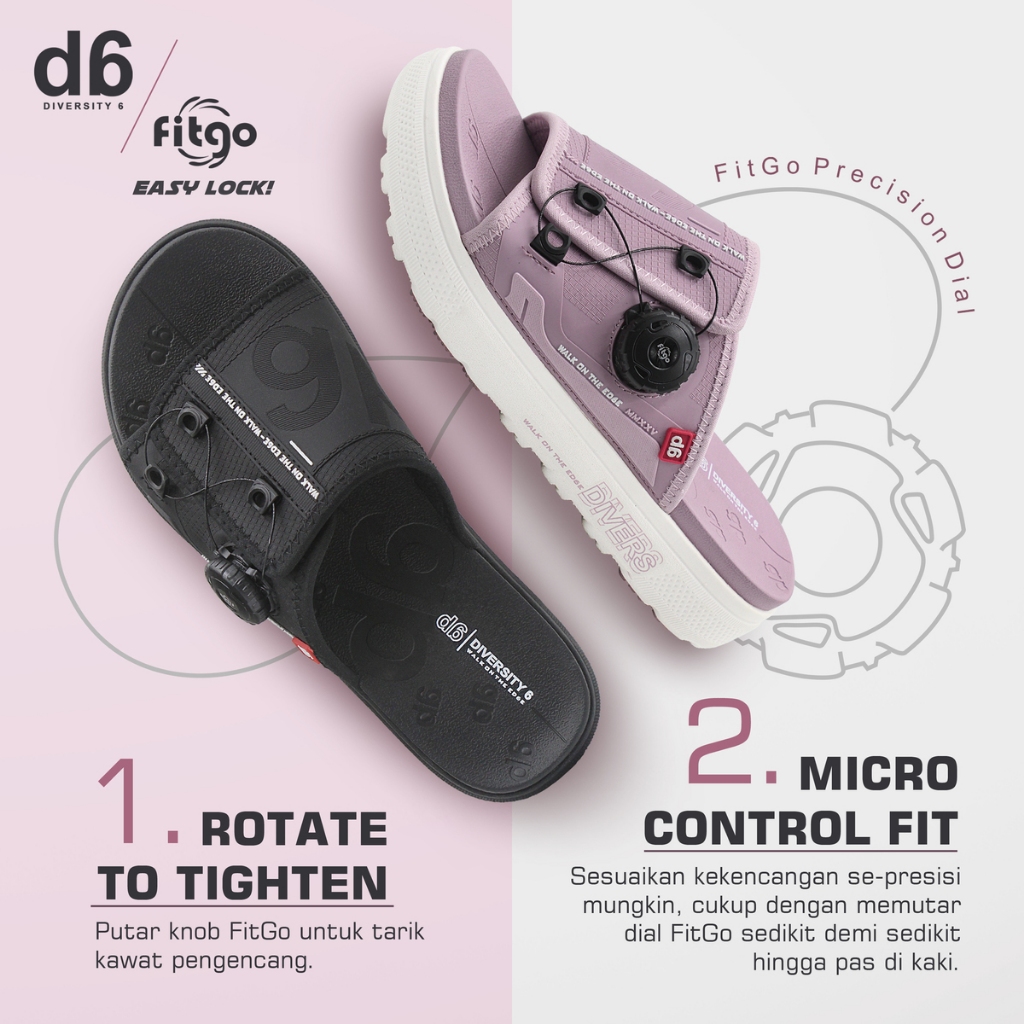 Gold Pigeon Sandal Selop Wanita dan Remaja d6 Series FLOWFIT D727W