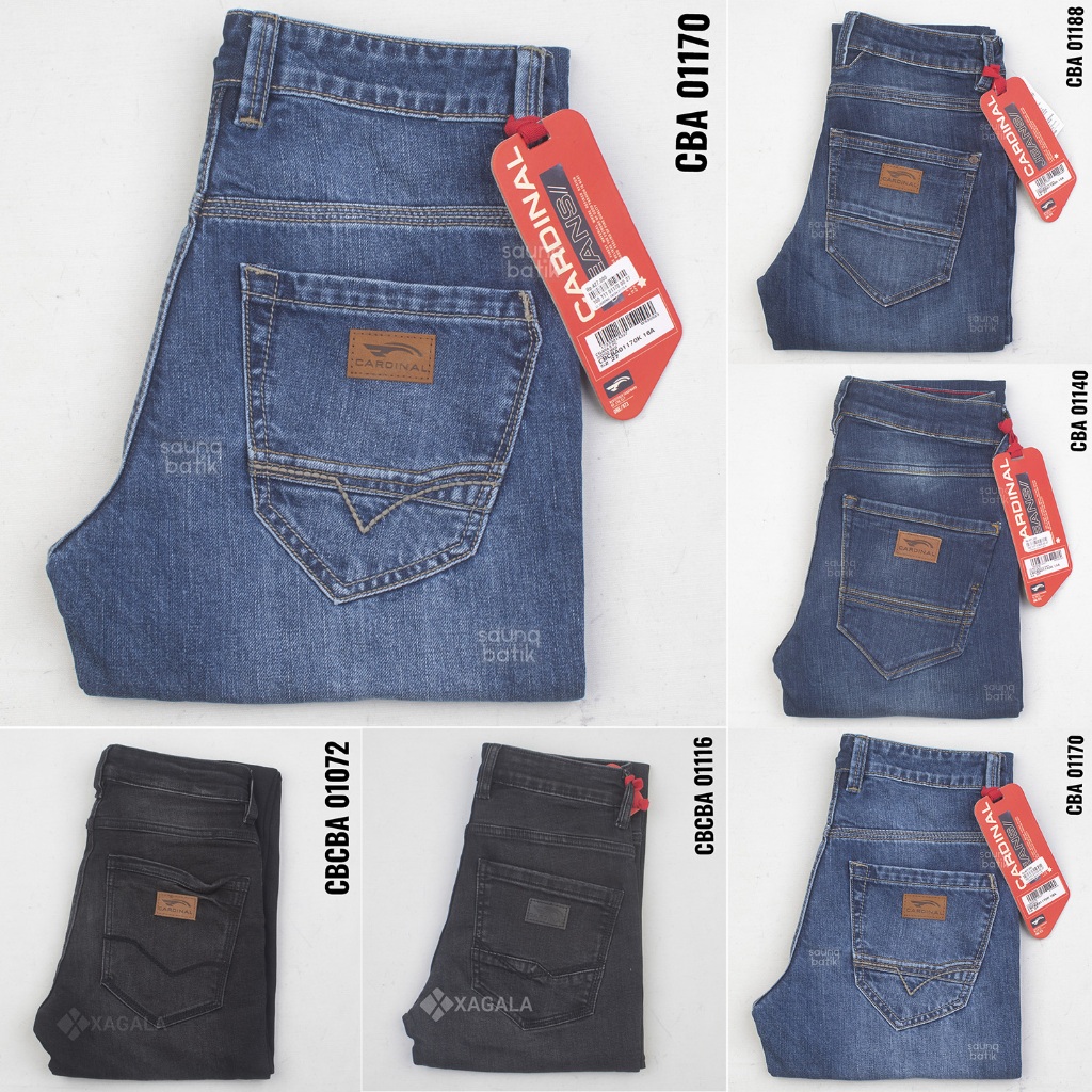 CARDINAL JEANS CELANA JEANS PRIA CARDINAL SLIMFIT CBCBA CELANA PANJANG PRIA