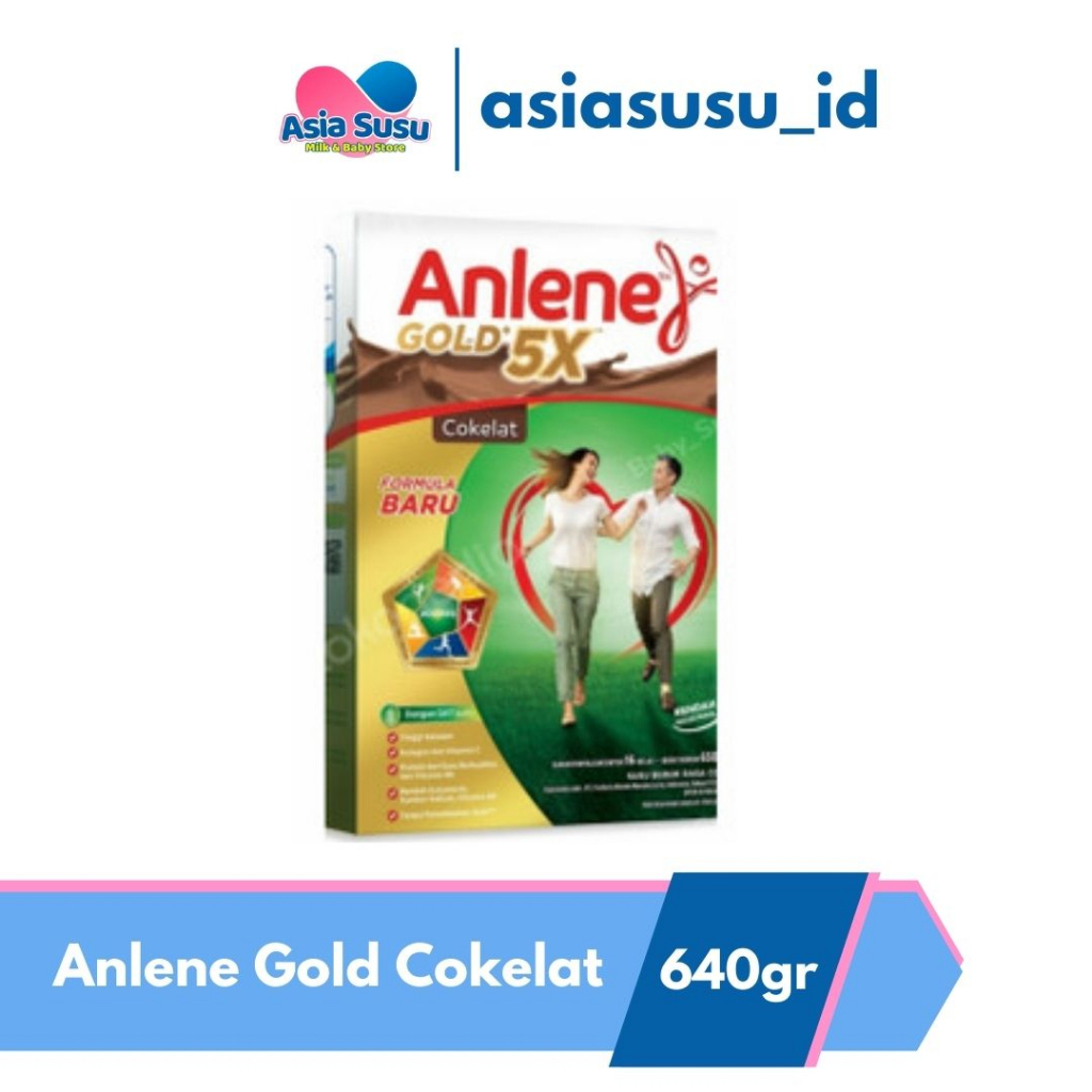 ANLENE GOLD COKLAT VANILA ORIGINAL 620GR / 240GR / 885GR SUSU TULANG ORANG TUA LANSIA