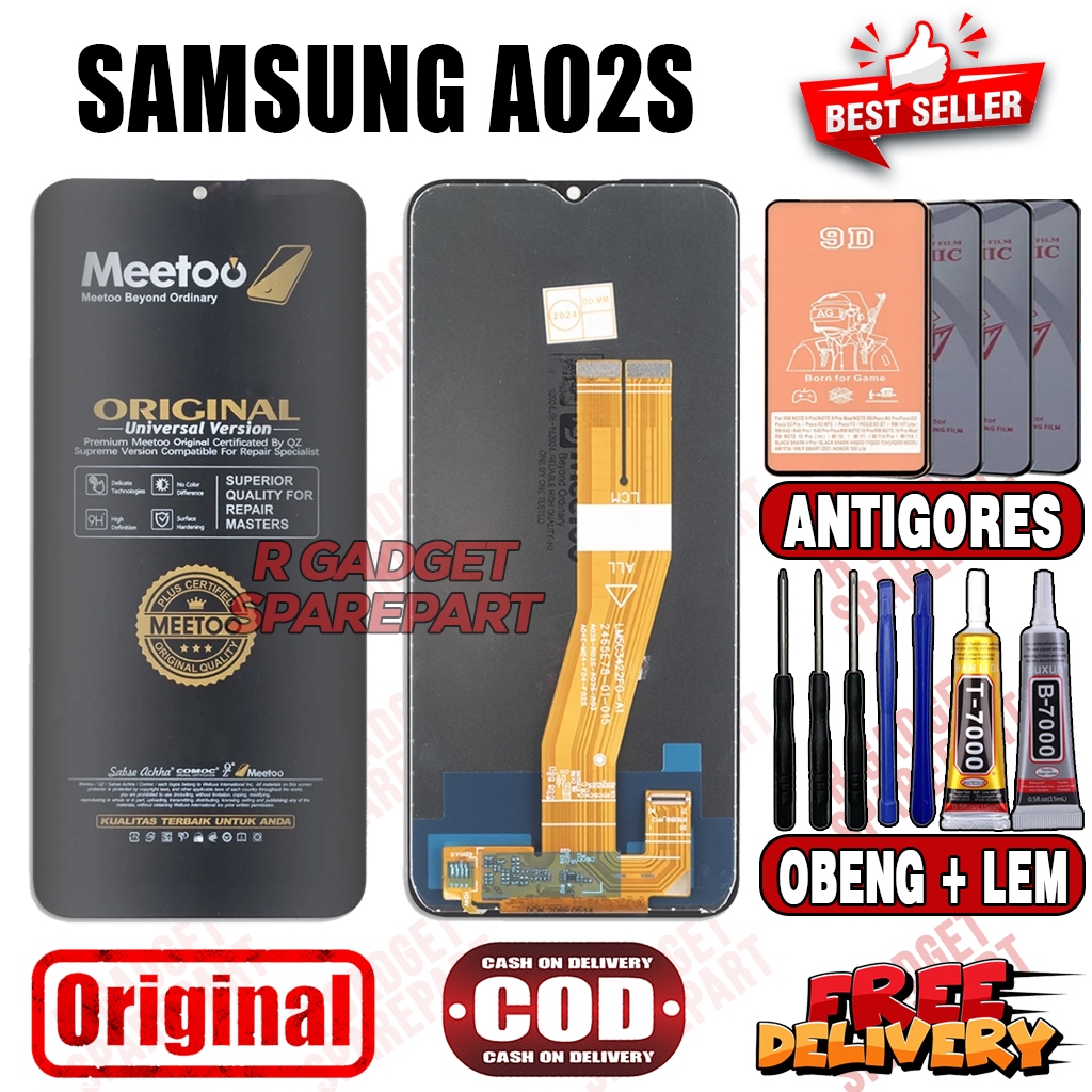 Lcd Touchscreen SAMSUNG A02S Original MEETOO Lcd SAMSUNG A02S Fullset