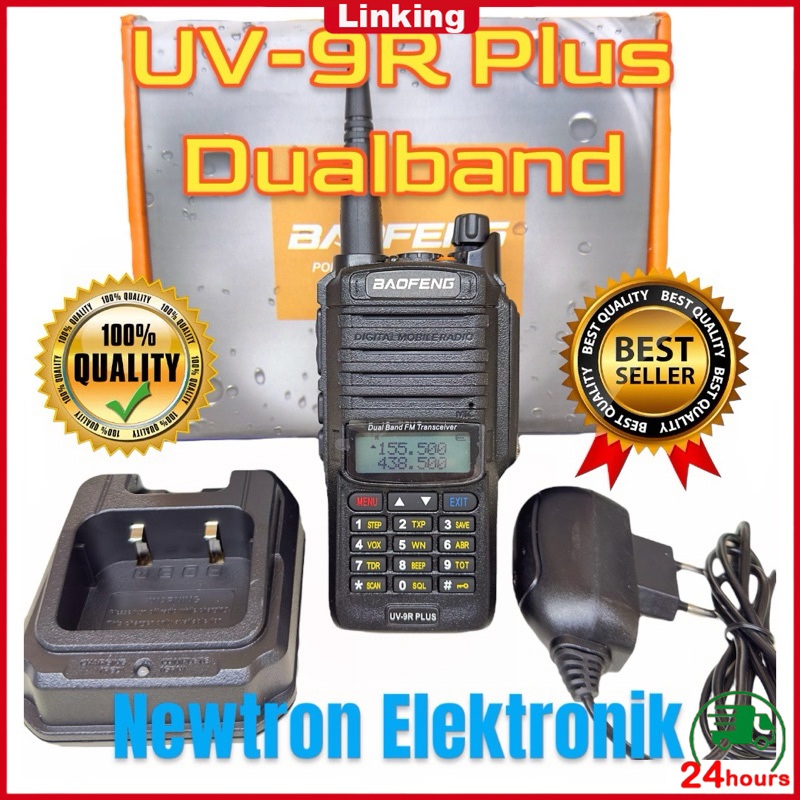 BaoFeng Walkie Talkie UV9R HT Plus Radio UV-9R VHF UHF UV9RPlus 9Rplus