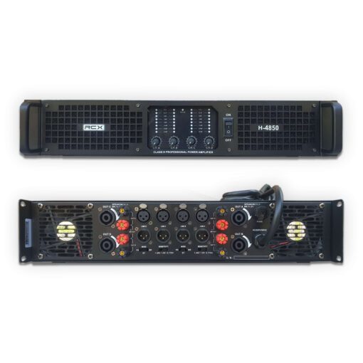 Power Amplifier RCX H-4850 Original 4 Channel - Power Class H Tenaga Badak Spesialis Mid-Low Sound L