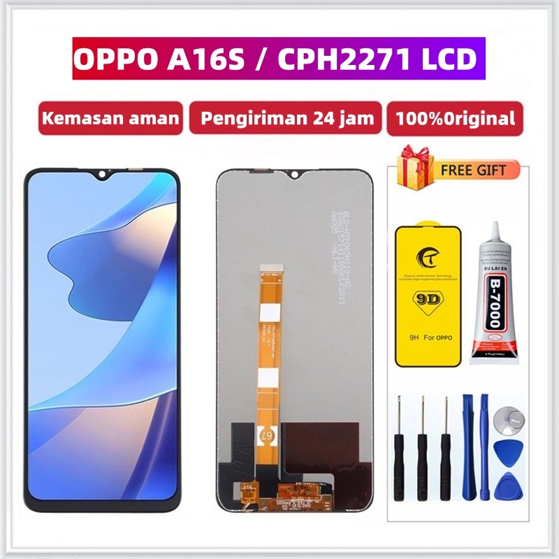 ORIGINAL LCD FOR OPPO A16S / OPPO A16 / CPH2275 / CPH2271 / CPH2269 / ORIGINAL TOUCHSCREEN FULLSET C