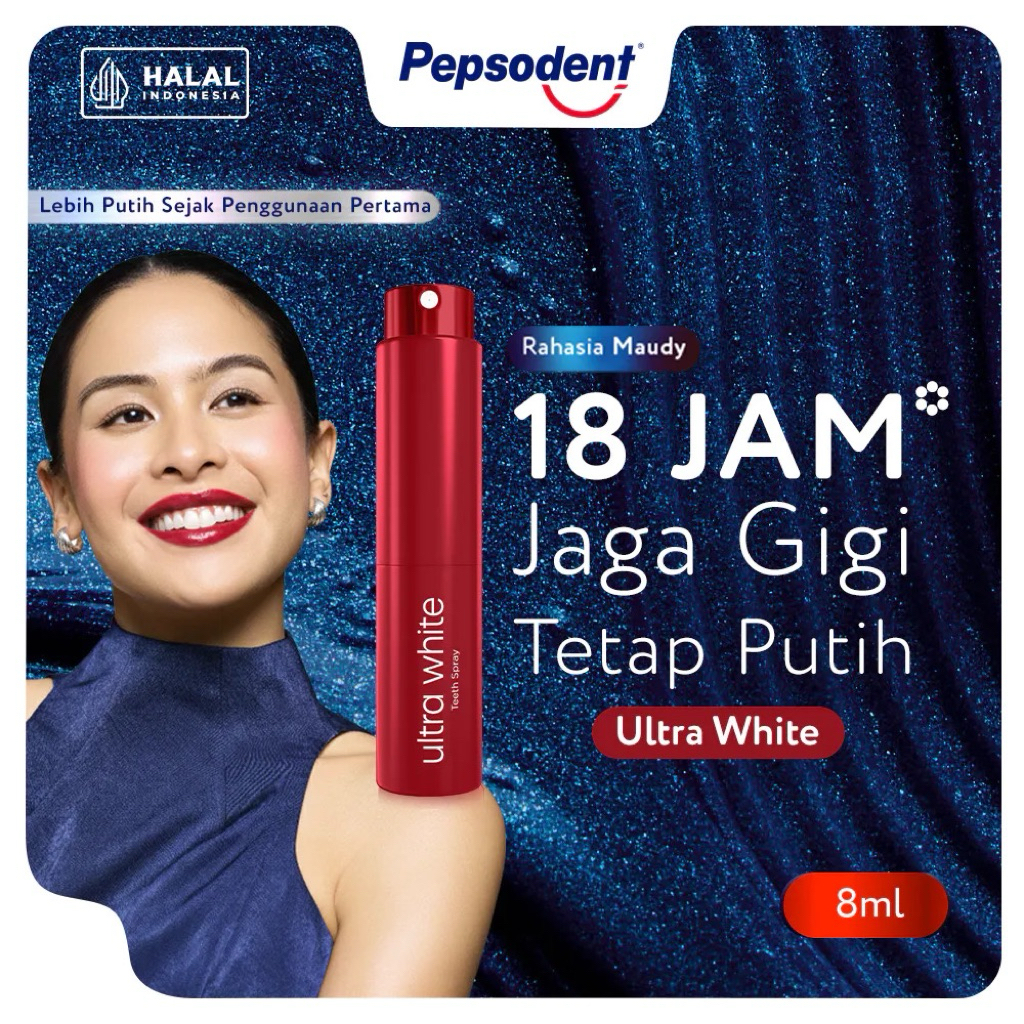 Pepsodent Ultra White Teeth Protection Spray 8ml