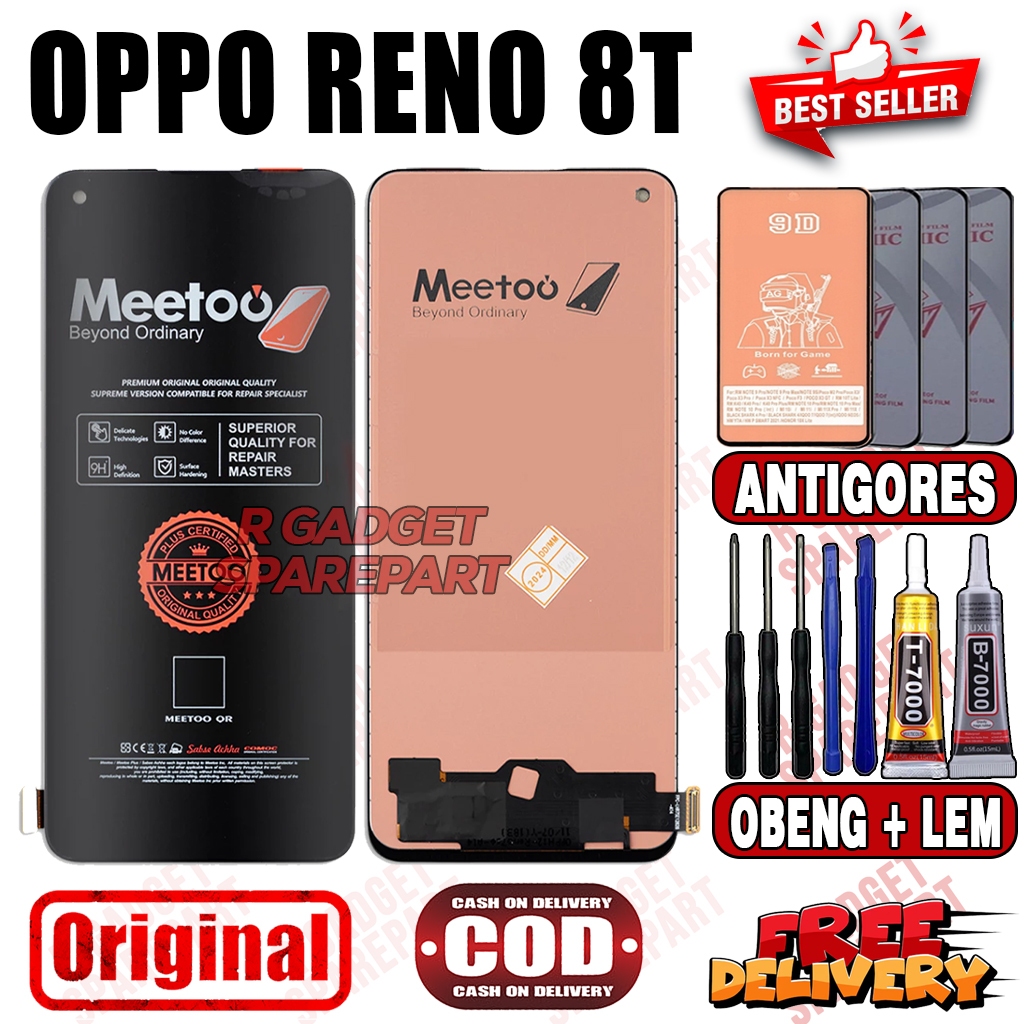 Lcd Touchscreen OPPO RENO 8T Original MEETOO Lcd OPPO RENO 8T Fullset