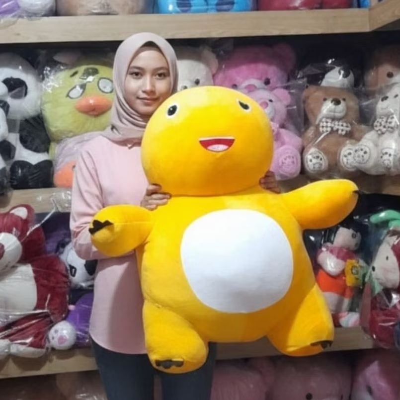 Boneka Dino Kuning Nailong Jumbo Viral 2025 Dolls Toys