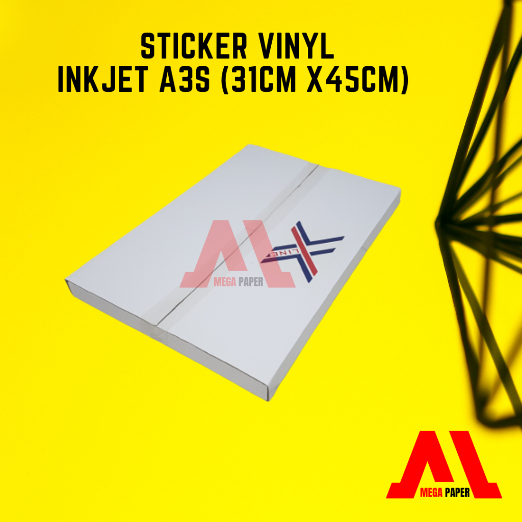 Sticker Vinyl INKJET A3 s - Sticker Inkjet A3 Aman untuk Tinta Ori Infus Art Paper XLINE A3