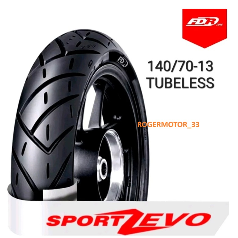 BAN LUAR FDR TUBELESS 140/70-13 SPORT ZEVO FDR ORI