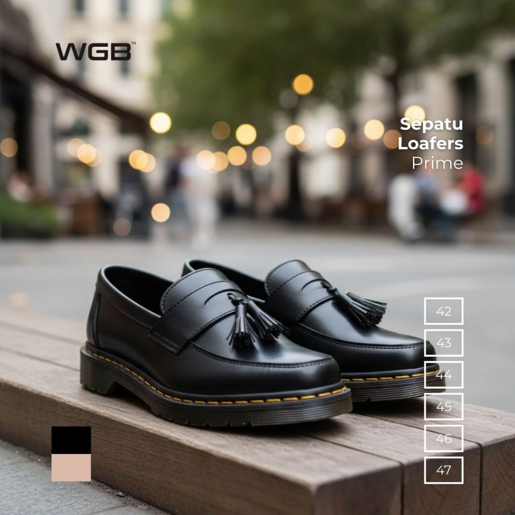 WGB Sepatu Loafers Pria Big Size Ukuran Besar Jumbo - Prime Series