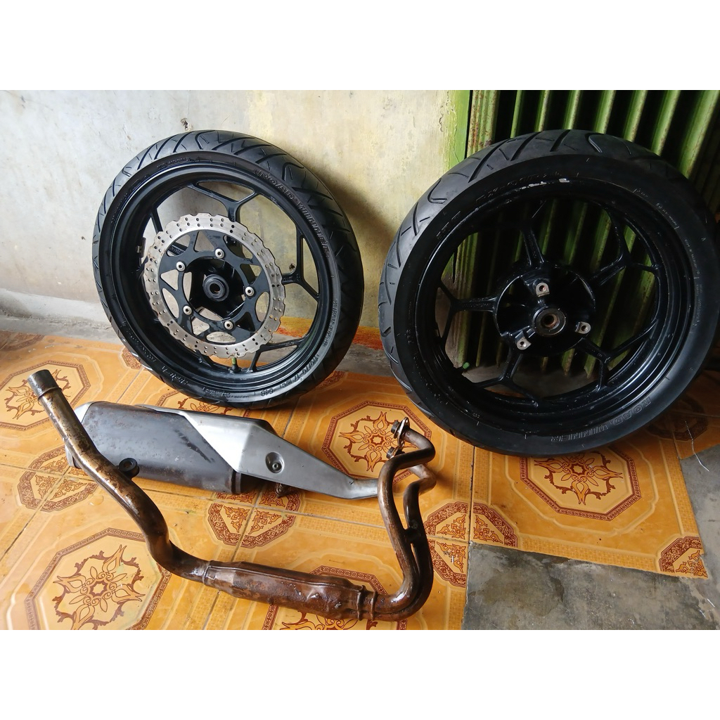 Velg ban ninja 250fi old