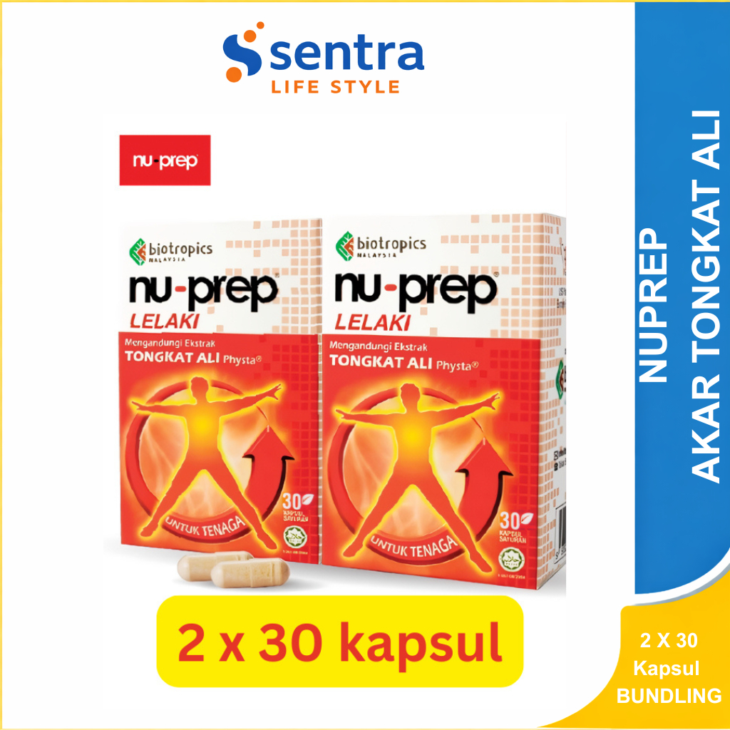 Nu-Prep - Ekstrak Akar Tongkat Ali - BUNDLING (30 Kapsul)