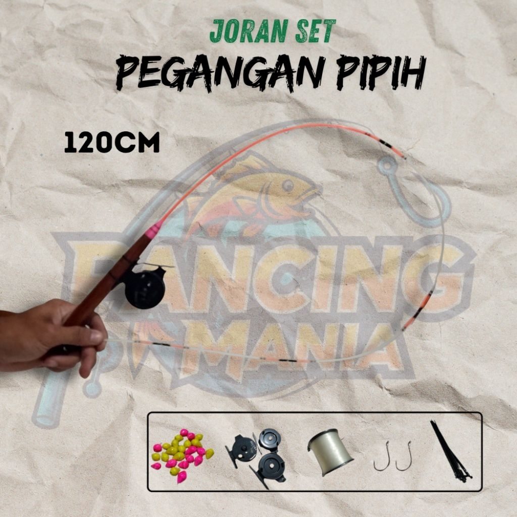 Joran Set putih 120CM Micro Fishing,Lentur Dan Kuat